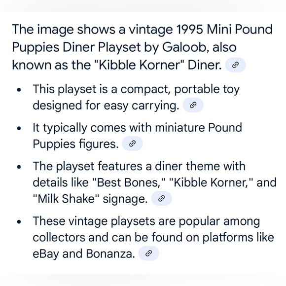 Pound puppies mini diner set, Kibble Korner,no pound puppies included .1995 - Picture 13 of 14
